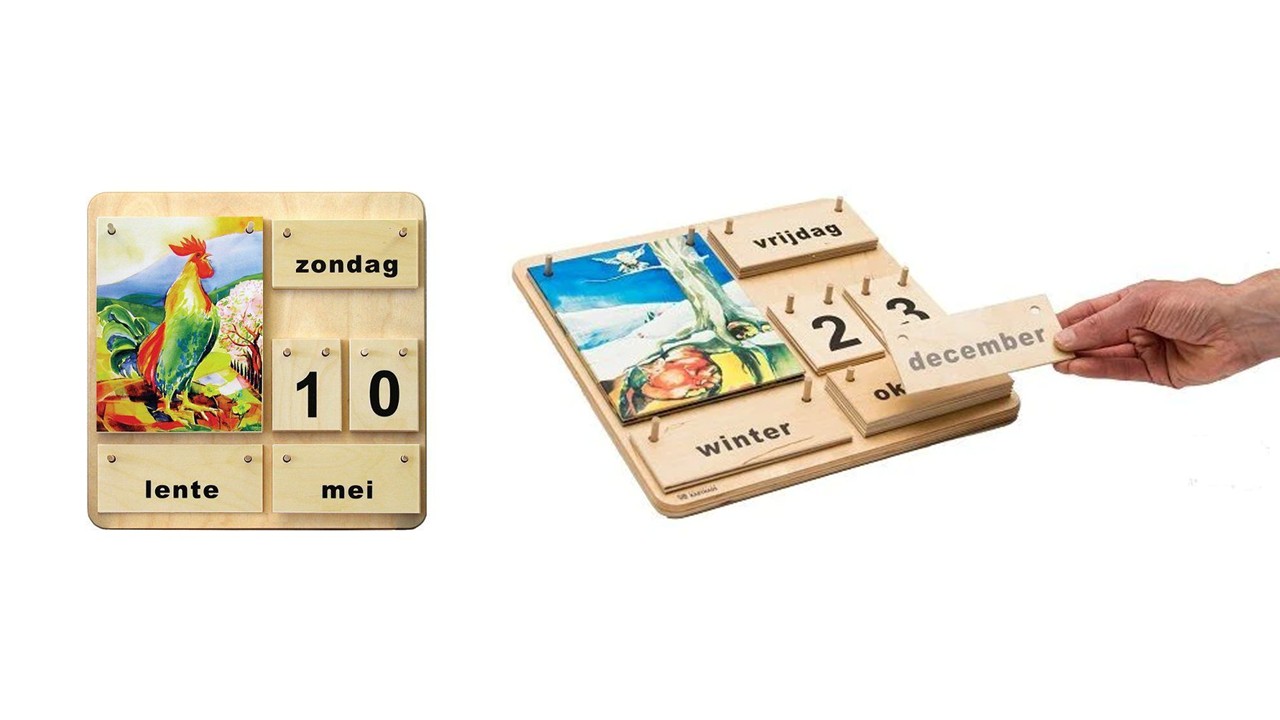 Houten kalender