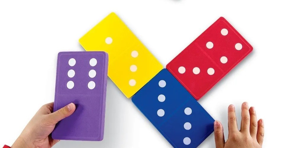 Jumbo soft foam domino